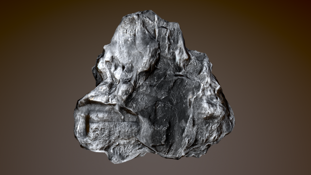 stone asteroid 3D Model .c4d .max .obj .3ds .fbx .stl .blend 