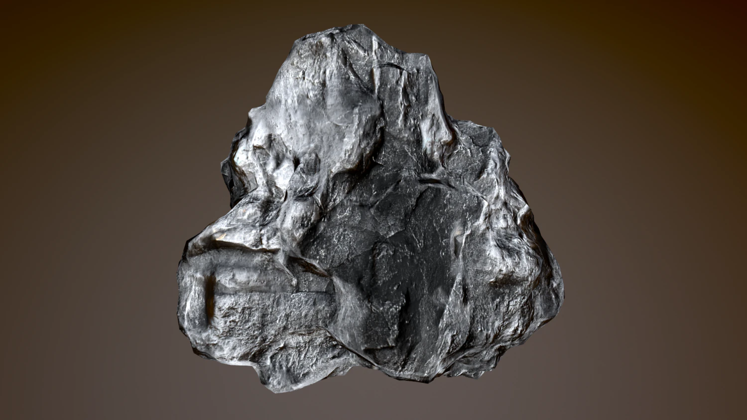 stone asteroid 3D Model .c4d .max .obj .3ds .fbx .stl .blend