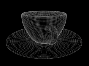 mug cup 3D 模型