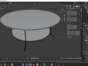 Couchtisch 3D Modell