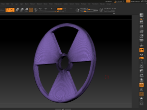 radiation keychain 3d print model Modèles 3D en vedette