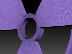 radiation keychain 3d print model Modèles 3D en vedette