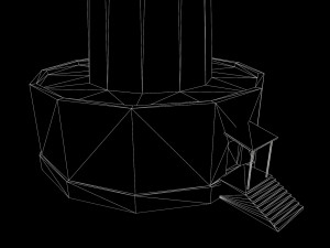 low poly lighthouse Modelo 3D