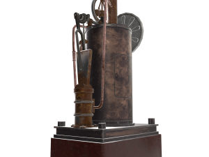 steampunk clock Modelo 3D