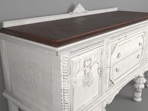 altes Buffet 3D Modell