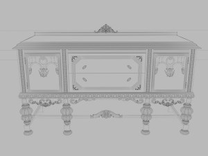 old buffet 3D Model