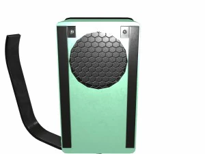 剂量计盖革低聚 3D 模型