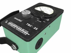 剂量计盖革低聚 3D 模型