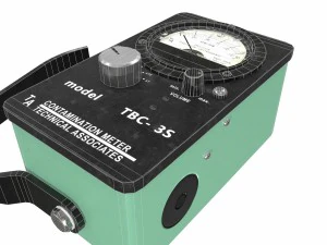 剂量计盖革低聚 3D 模型