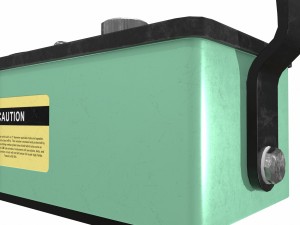 dosimeter geiger low poly Model 3D