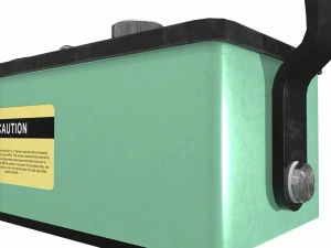 剂量计盖革低聚 3D 模型