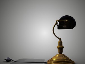 bankers lamp 3Dモデル