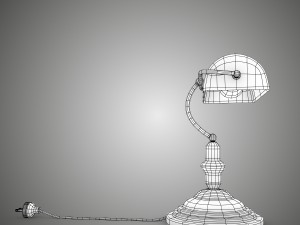 bankers lamp 3Dモデル