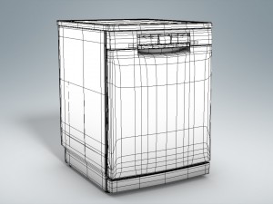 bosch dishwasher 3D 模型