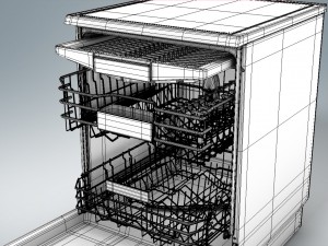 bosch dishwasher 3D 模型
