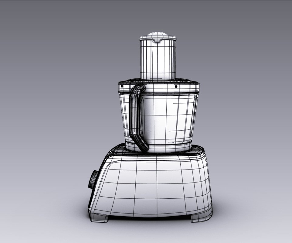 bosch food processor 3D Model in Household Appliances 3DExport