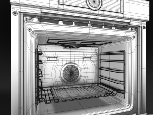 bosch oven Modelo 3D
