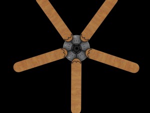 ceiling fan Model 3D