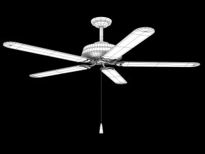 ceiling fan Model 3D
