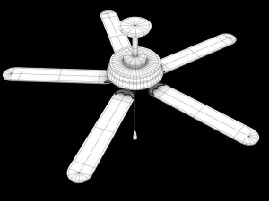 ceiling fan Model 3D