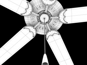 ceiling fan Model 3D