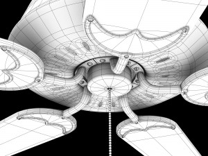 ceiling fan Model 3D