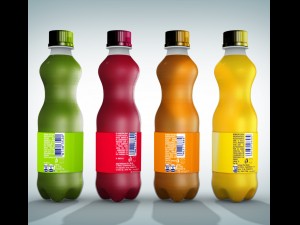 fanta bottles 3D Модель