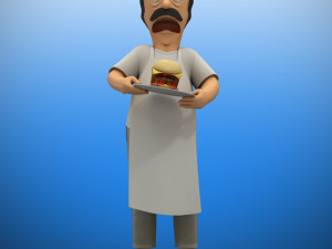 bob belcher Model Cetak 3D