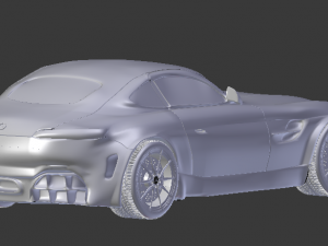 mercedes amg gtr 3D Model