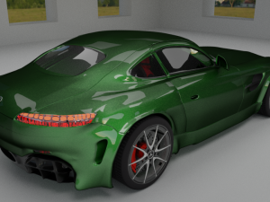 mercedes amg gtr 3D Model