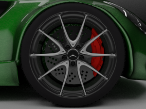 mercedes amg gtr 3D Model
