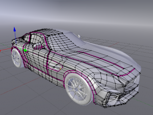 mercedes amg gtr 3D Model