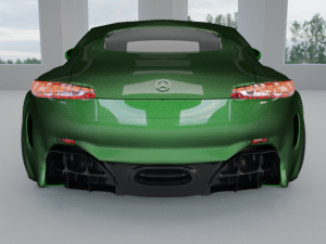 mercedes amg gtr 3D Model