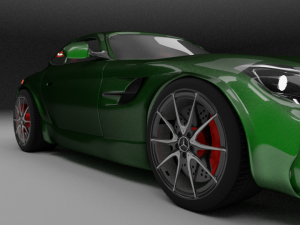 mercedes amg gtr 3D Model