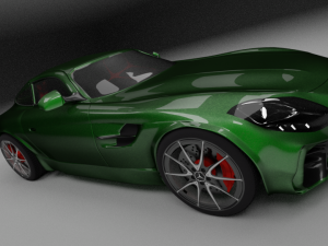 mercedes amg gtr 3D Model