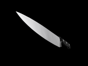 Kitchen Knife 3D Model