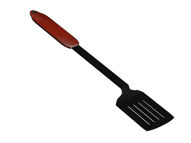 Spatula 3D Model .c4d .max .obj .3ds .fbx .stl .blend 