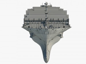 container ship msc ariane 3D Model