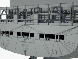 container ship msc ariane 3D Model