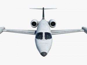 aircraft learjet bombardier 3D Model