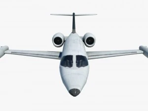 aircraft learjet bombardier 3D Model