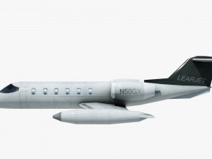 aircraft learjet bombardier 3D Model