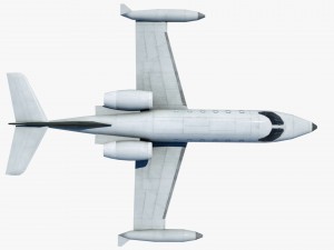 aircraft learjet bombardier 3D Model