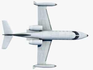 aircraft learjet bombardier 3D Model