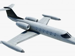 aircraft learjet bombardier 3D Model