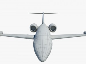 aircraft learjet bombardier 3D Model