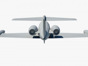 aircraft learjet bombardier 3D Model