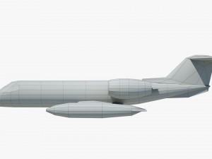 aircraft learjet bombardier 3D Model