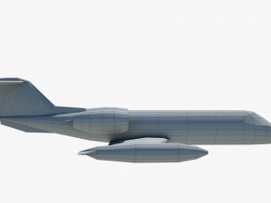 aircraft learjet bombardier 3D Model
