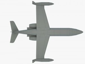 aircraft learjet bombardier 3D Model